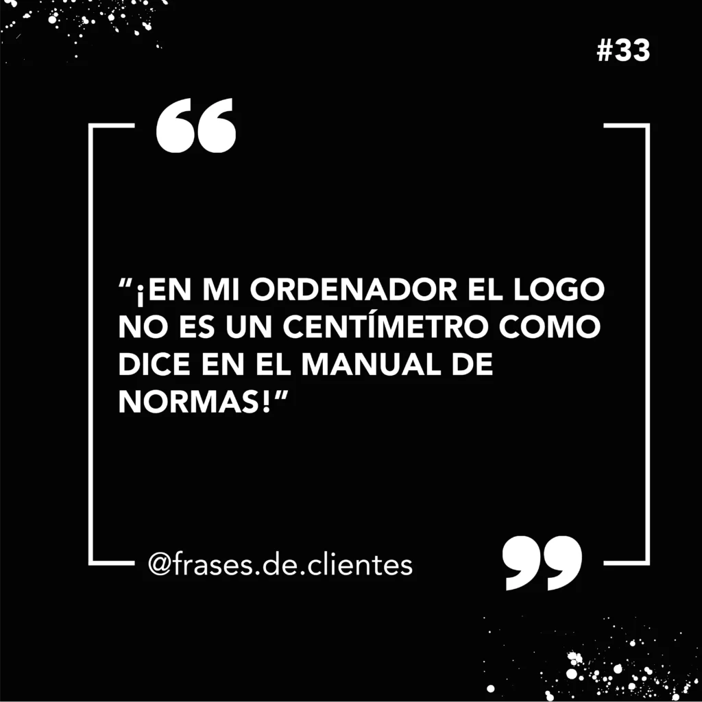 ¡En mi ordenador el logo no es un centímetro como dice en el manual de normas!