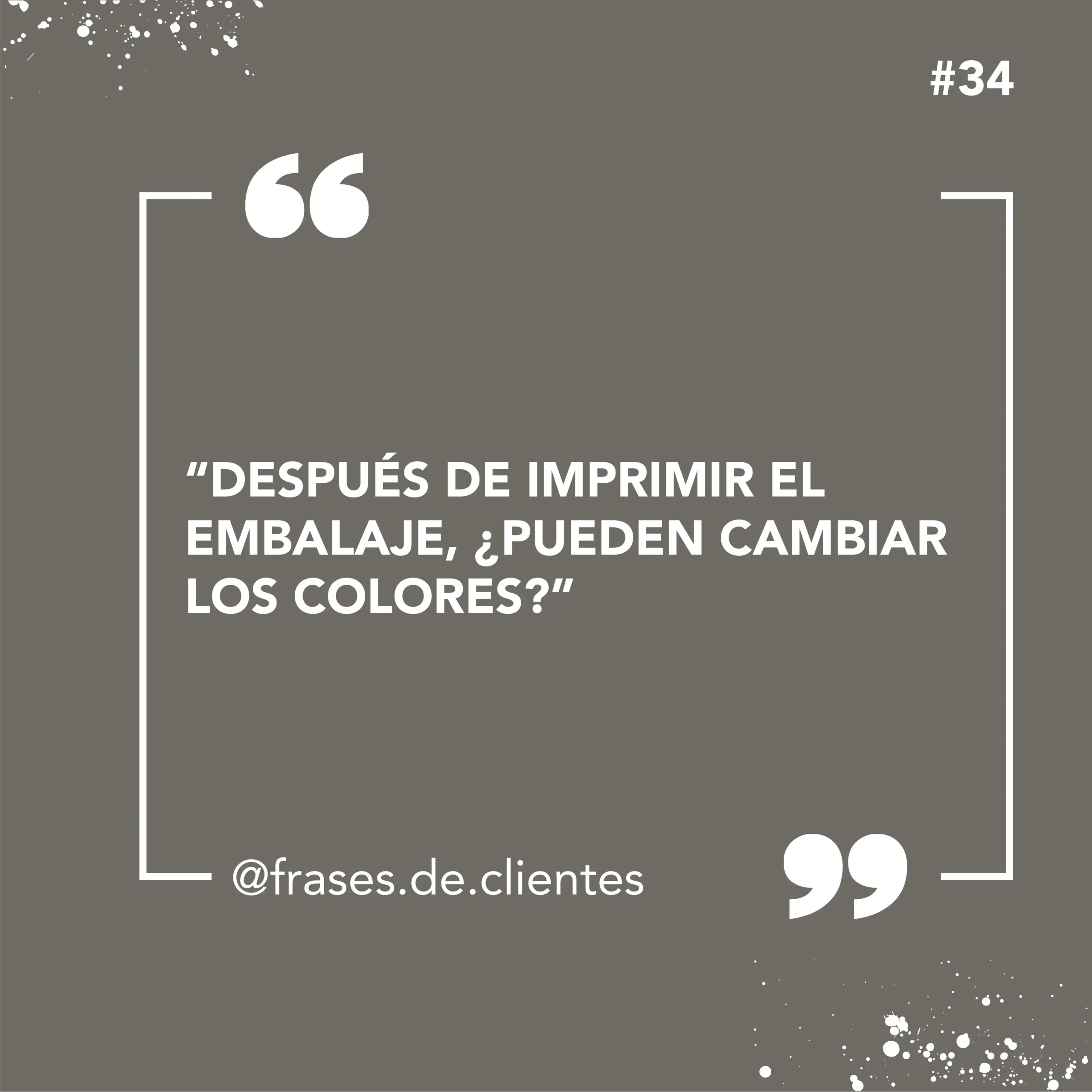 Después de imprimir el embalaje, ¿pueden cambiar los colores?